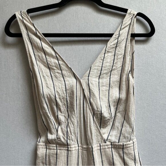 Gentle Fawn Arthur Linen tie back stripe jumpsuit Sz 2 - Picture 8 of 16